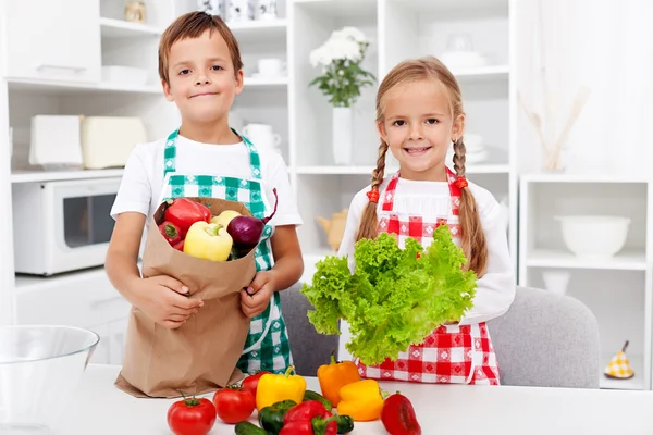 Healthz jedzenie edukacja — Zdjęcie stockowe