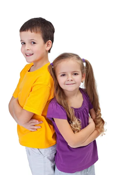 Determined and confident kids — Stock Photo, Image