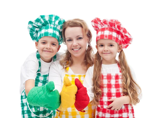 Kolorowe kucharzy — Zdjęcie stockowe