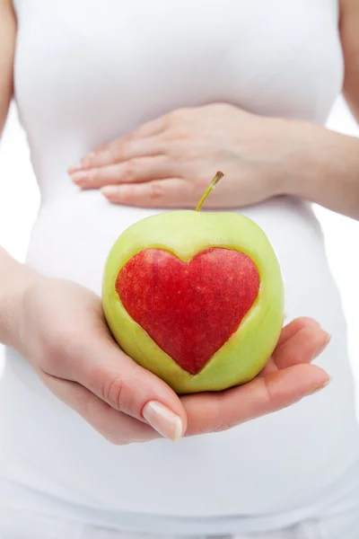 Healthy nutrition during pregnancy — Stock Photo, Image