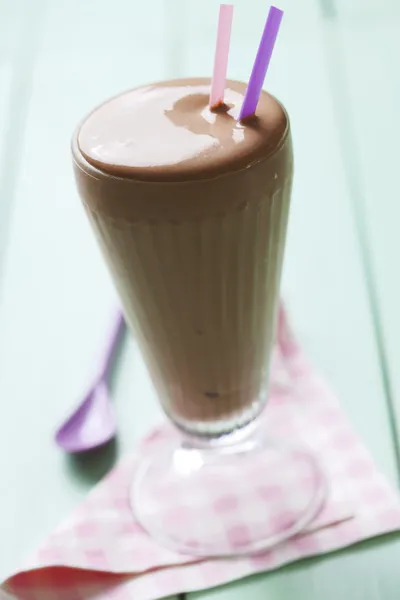 Milkshake de chocolate — Fotografia de Stock