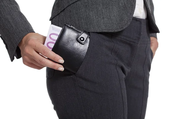stock image Money in your pocket