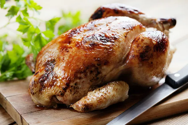 Roast chicken Stock Image