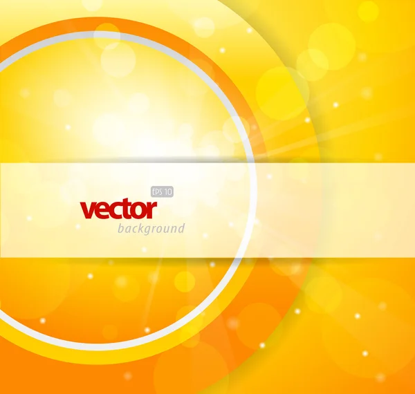 Abstract orange circle. — Stock Vector
