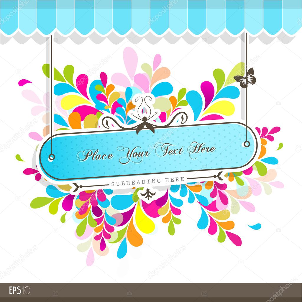 Vintage vector background with place for your text.