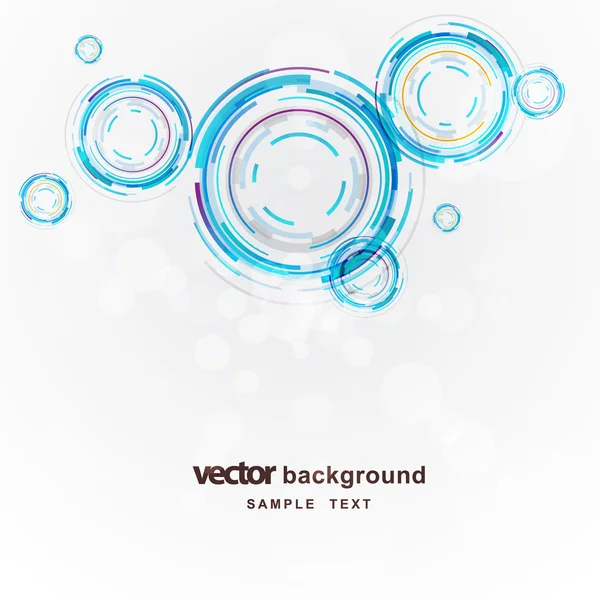 Abstract circles vector background — Stock Vector