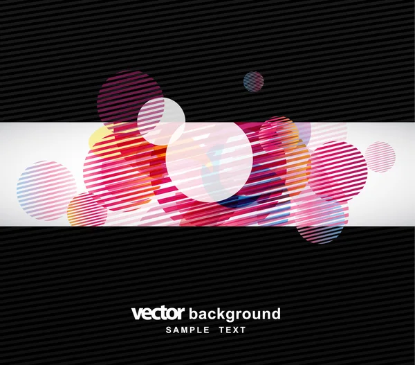 Abstract colored background with circles. — Stock Vector
