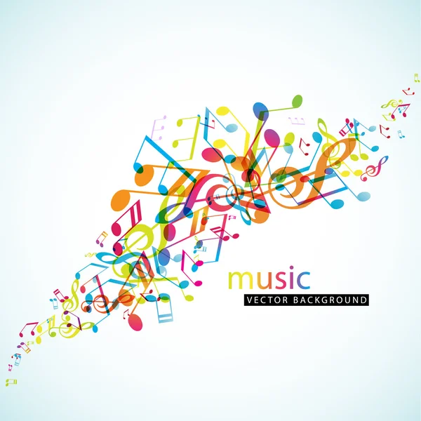 Abstract background with colorful tunes. — Stock Vector
