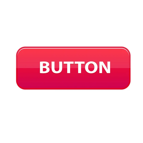 Kırmızı web düğmesi — Stok Vektör