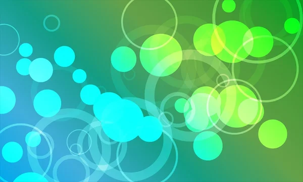 Fond web moderne avec cercles multicolores — Image vectorielle