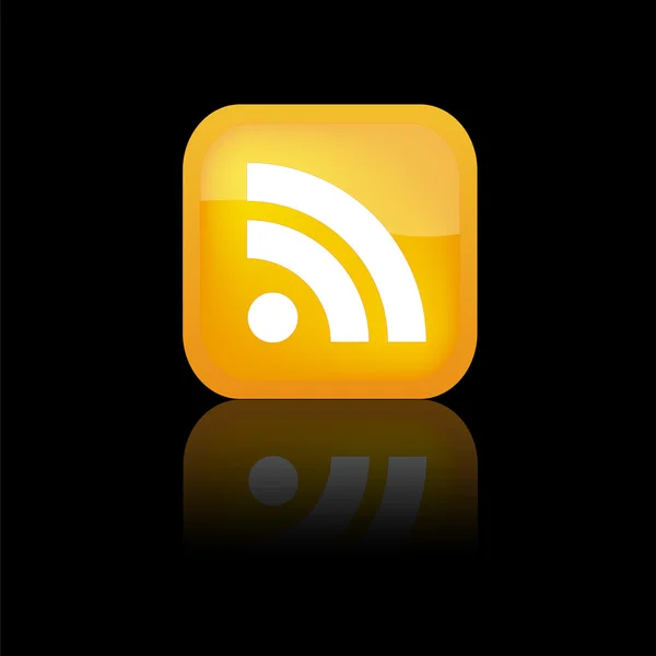 Icône RSS moderne — Image vectorielle