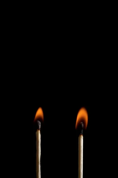Καύση matchstick — Φωτογραφία Αρχείου