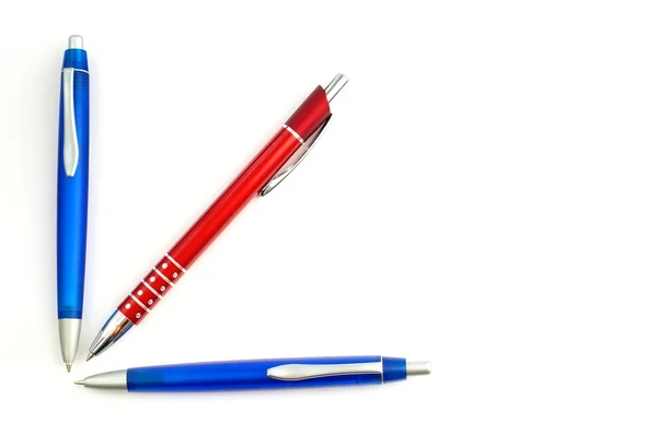 赤と青の鉛筆 — ストック写真
