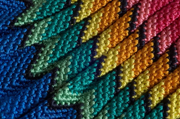 Detail kolor kołdry — Zdjęcie stockowe