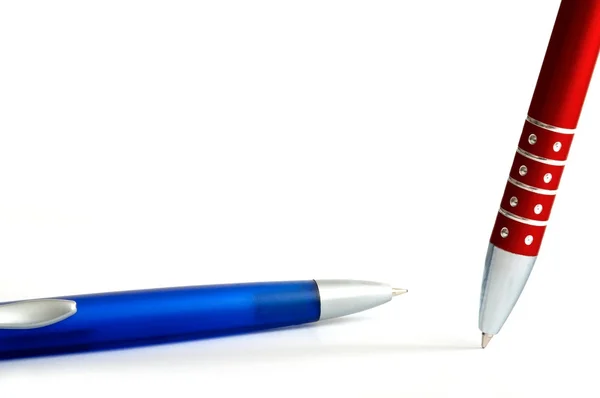 Twee pen — Stockfoto