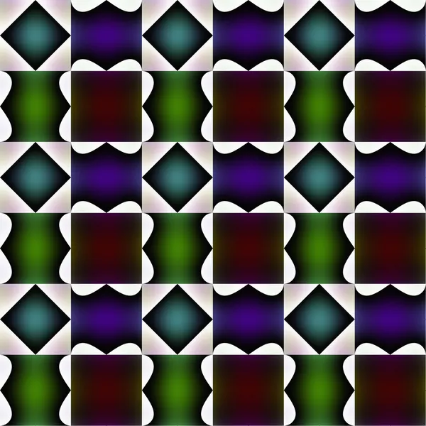 Tile-able fanciful pattern or bizarre design. — Stock Photo, Image
