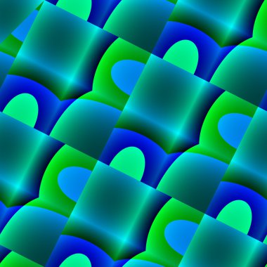 Greenish-blue seamless abstract background. clipart