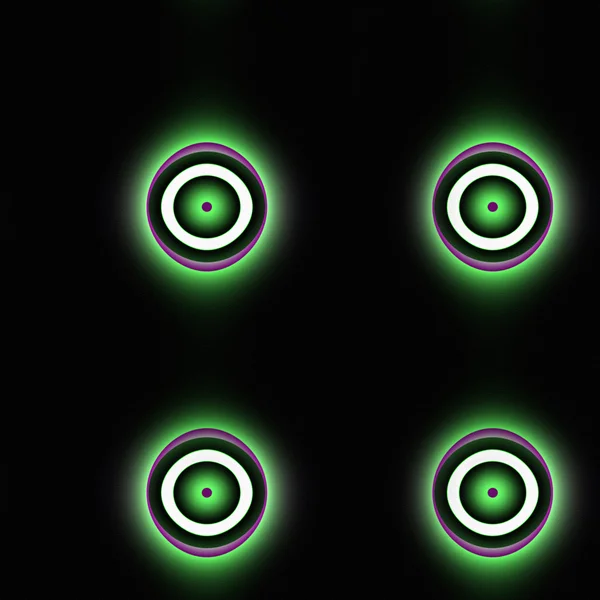 Vihreäsilmäinen saumaton kuvio — kuvapankkivalokuva