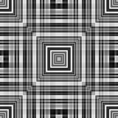 Colourless foursquare tile-able abstract pattern. clipart