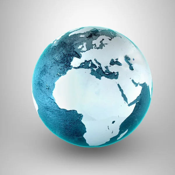 Modello di Terra. Simbolo concettuale della Terra — Foto Stock