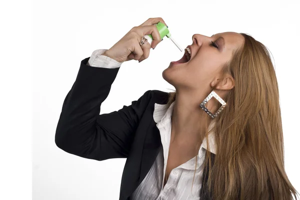 Asthma inhaler — Stock Photo, Image