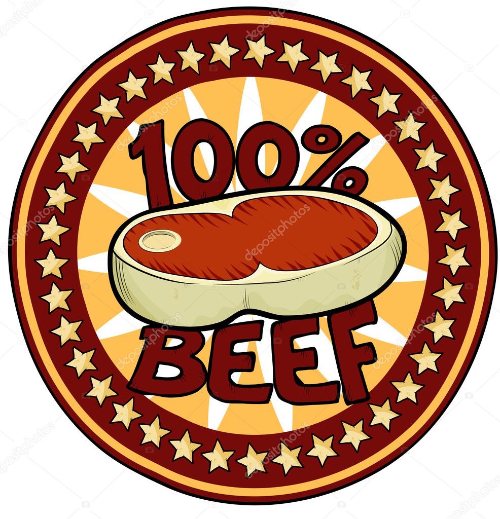 Badge 100Beef