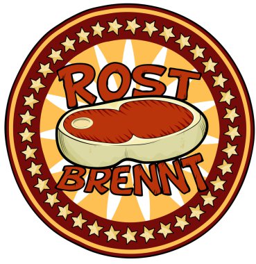 Badge 100Beef clipart