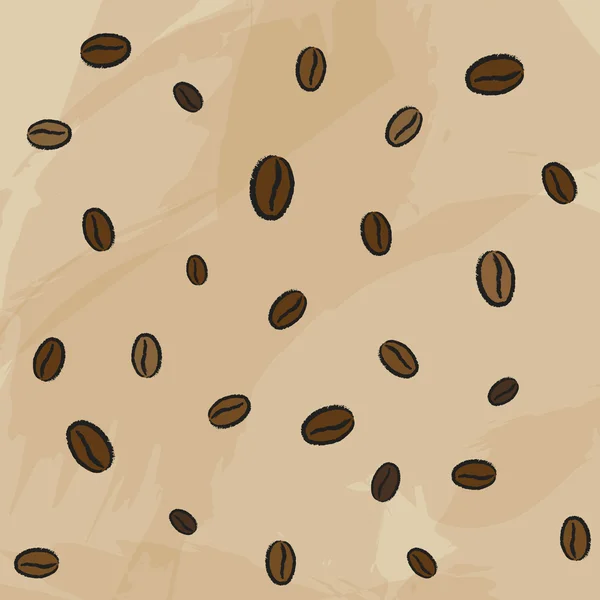 Kaffeezubehör Hintergründe - Stok Vektor