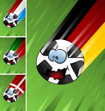 Fussball fliegt Gruppe_B