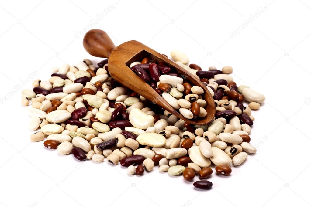 Dried mixed beans.