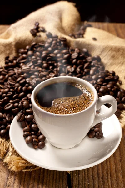 볶은 신선한 커피. — 스톡 사진