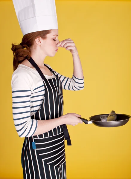 Fisch kochen mag ich nicht. — Stockfoto