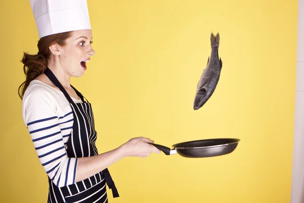 Pescado volteado . — Foto de Stock