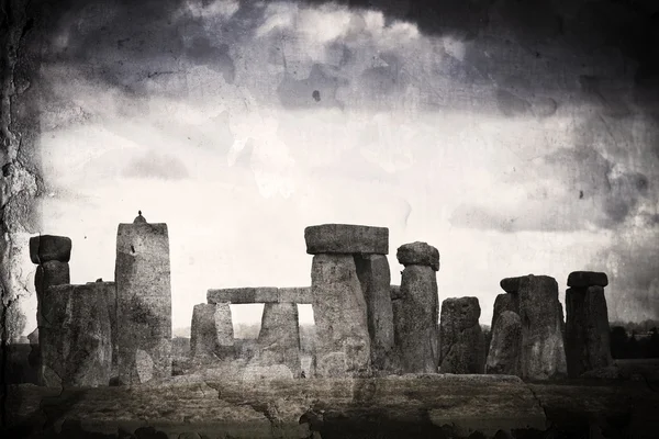 Retro de Stonehenge. — Fotografia de Stock