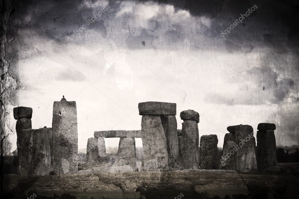 Stonehenge retro.