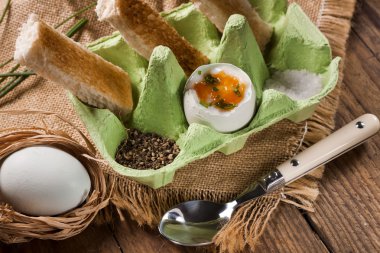 Kahvaltı için yumurta.