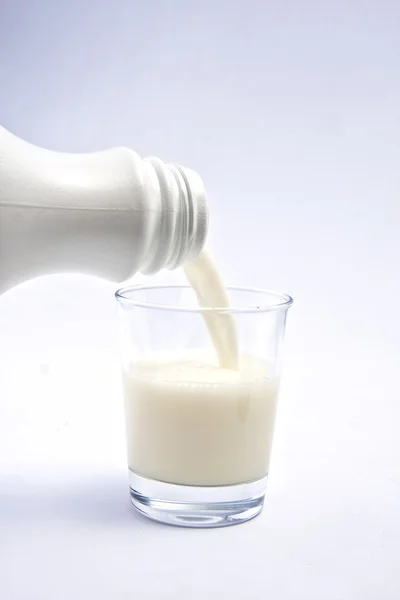 Leche, productos lácteos industria natural — Foto de Stock