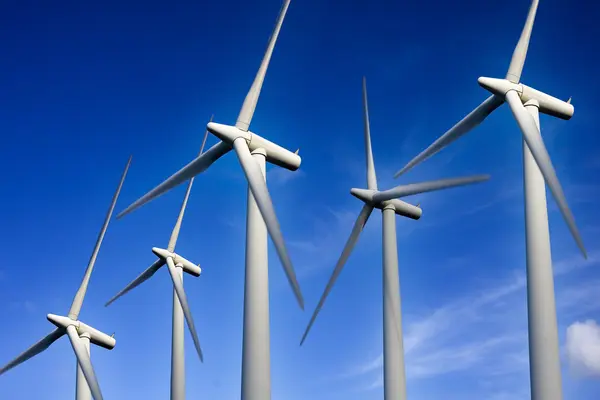 Renewable energy, wind turbine Royalty Free Stock Photos