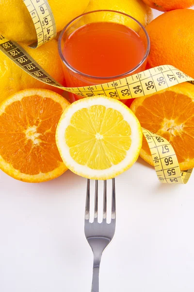Gezond dieet van vers fruit — Stockfoto