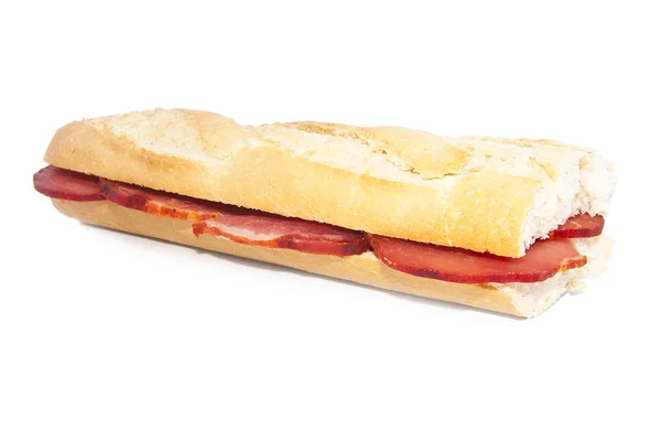 Sandwich on white background — Stock Photo, Image