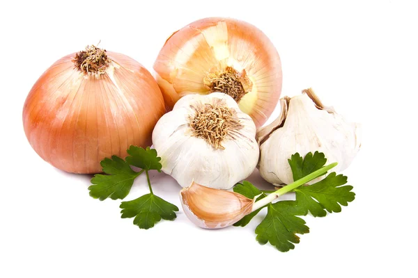 Onion isolated on white background — Stock Photo, Image