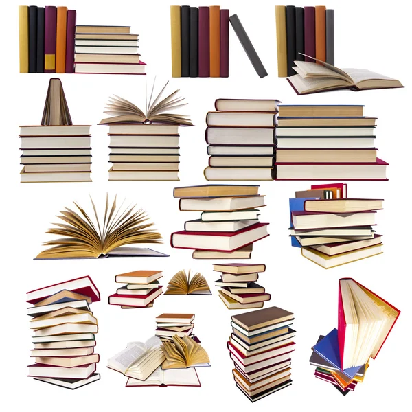 Collectie en set van boeken — Stockfoto
