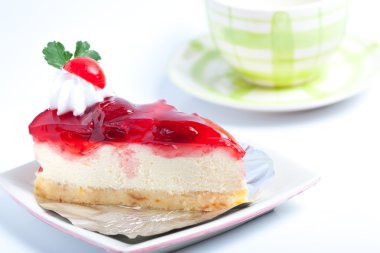 Çilekli cheesecake
