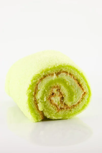 Cake roll izole — Stok fotoğraf