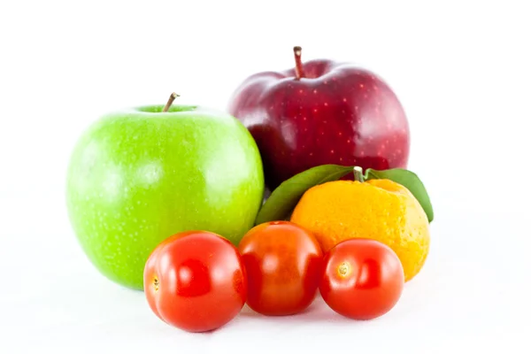 Misturar frutas isoladas — Fotografia de Stock
