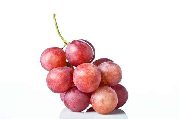 Izole kırmızı üzüm — Stok fotoğraf