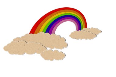 Weather make from paper clipart