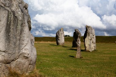 Stone circle in Avebury clipart