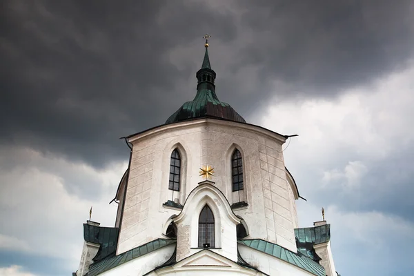 La chiesa di pellegrinaggio zelena hora — Foto Stock