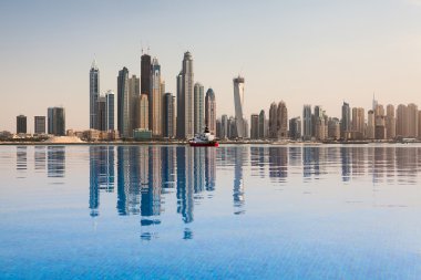 Dubai panorama clipart
